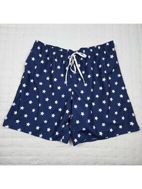 Peyton & Parker Patriotic Swim Trunks Men's XL Blue Stars 4th of July Pool Beach